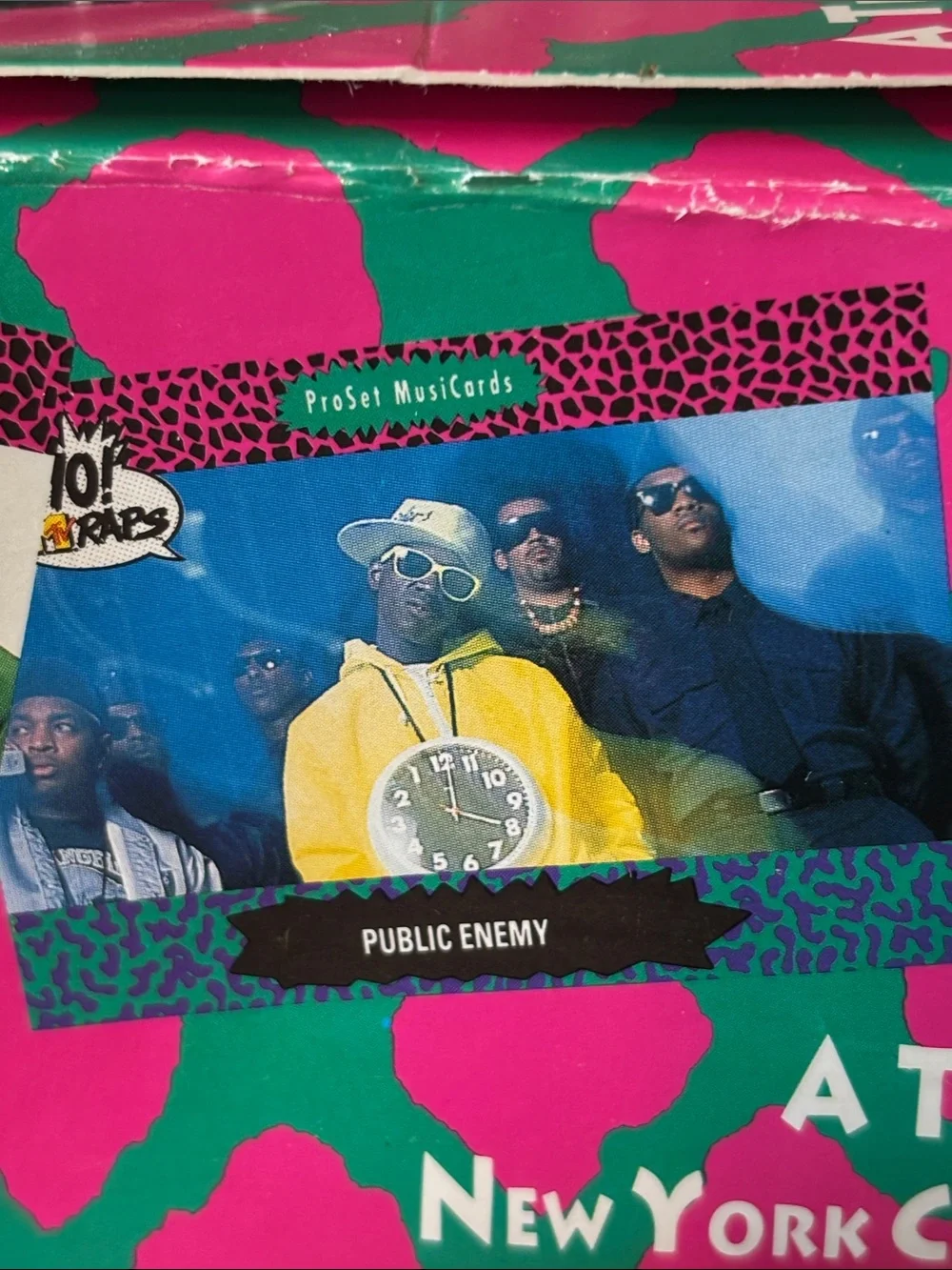1991 MTV Yo! MTV Raps Trading Card Opened Box - 35 Unopened Packs - 350 Cards